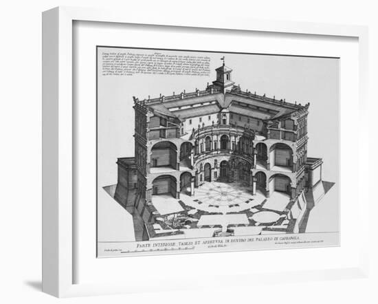 Palazzo Di Caprarola: the Garden of Rome-Giovanni Battista Falda-Framed Giclee Print