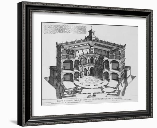 Palazzo Di Caprarola: the Garden of Rome-Giovanni Battista Falda-Framed Giclee Print