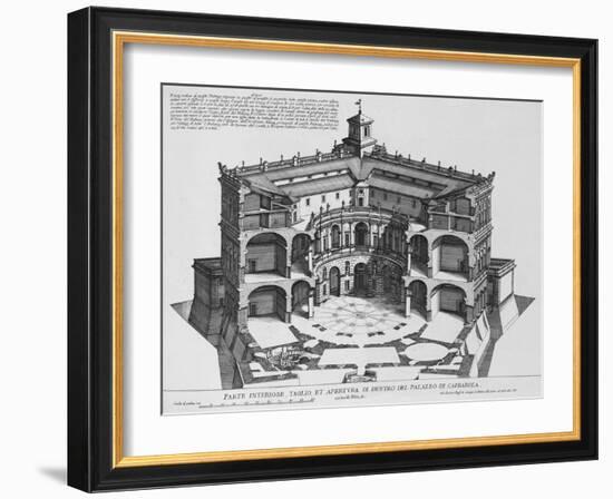 Palazzo Di Caprarola: the Garden of Rome-Giovanni Battista Falda-Framed Giclee Print