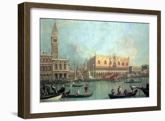 Palazzo Ducale-Canaletto-Framed Art Print