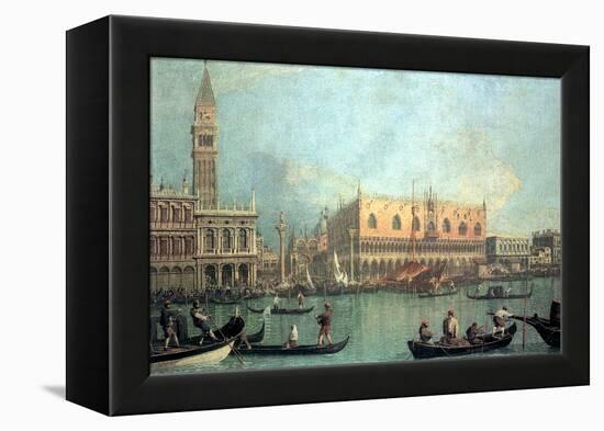 Palazzo Ducale-Canaletto-Framed Stretched Canvas