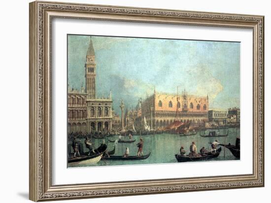 Palazzo Ducale-Canaletto-Framed Art Print