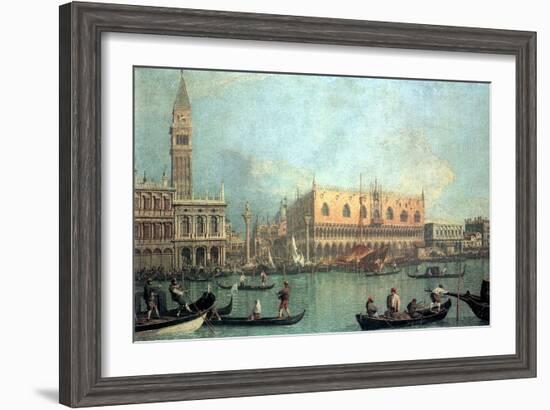 Palazzo Ducale-Canaletto-Framed Art Print