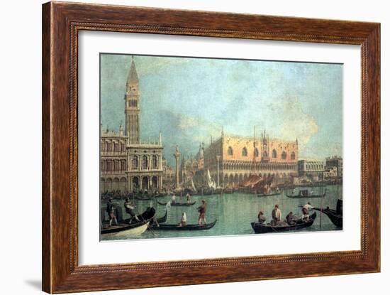 Palazzo Ducale-Canaletto-Framed Art Print