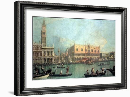 Palazzo Ducale-Canaletto-Framed Art Print