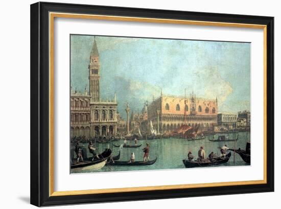 Palazzo Ducale-Canaletto-Framed Art Print