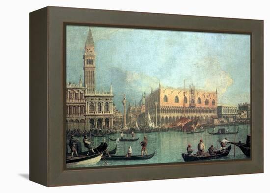 Palazzo Ducale-Canaletto-Framed Stretched Canvas