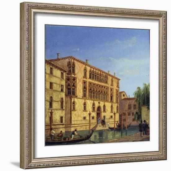 Palazzo Giovanelli, 19th Century-Victor Adam-Framed Giclee Print