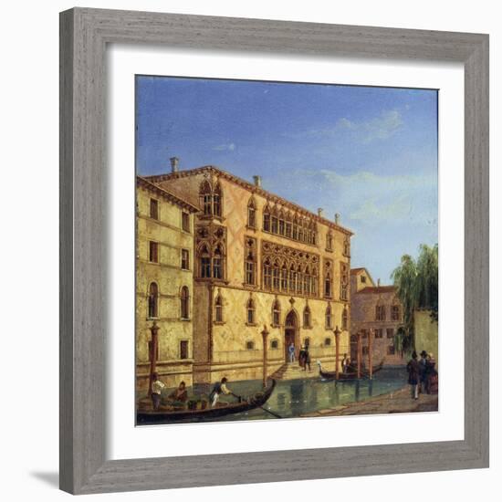 Palazzo Giovanelli, 19th Century-Victor Adam-Framed Giclee Print