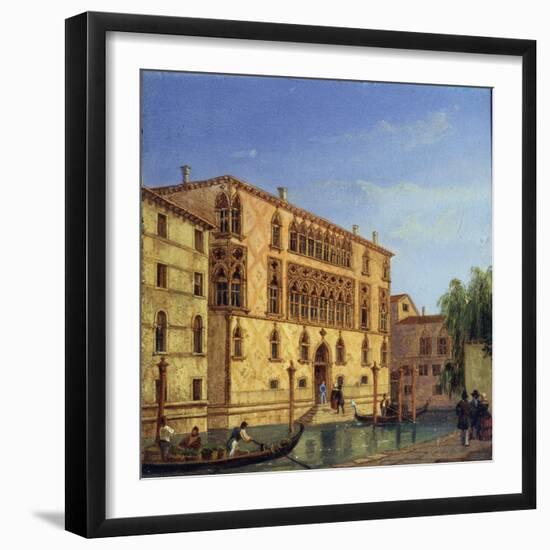 Palazzo Giovanelli, 19th Century-Victor Adam-Framed Giclee Print