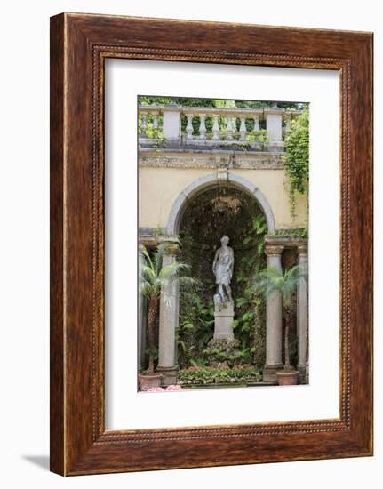 Palazzo Italian Garden Isola Bella. Borromean Islands. Lago Maggiore. Italy-Tom Norring-Framed Photographic Print