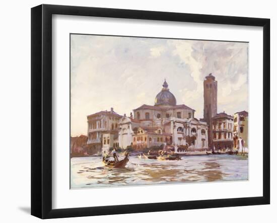 Palazzo Labia and St. Geremia, Venice, 1913 (Oil on Canvas)-John Singer Sargent-Framed Giclee Print