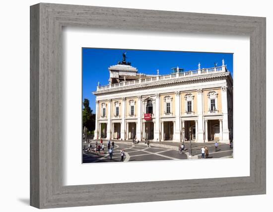 Palazzo Nuovo, Campidoglio, Capitoline Hill, UNESCO World Heritage Site, Rome, Lazio, Italy, Europe-Nico Tondini-Framed Photographic Print