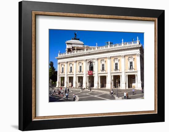 Palazzo Nuovo, Campidoglio, Capitoline Hill, UNESCO World Heritage Site, Rome, Lazio, Italy, Europe-Nico Tondini-Framed Photographic Print