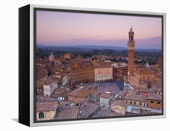 Palazzo Publico and Piazza Del Campo, Siena, Tuscany, Italy-Doug Pearson-Framed Premier Image Canvas