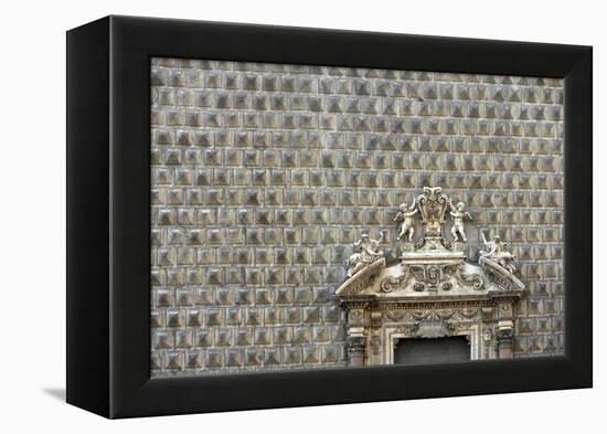 Palazzo Sanseverino, Piazza Del Gesu Nuovo, Naples-Richard Bryant-Framed Premier Image Canvas