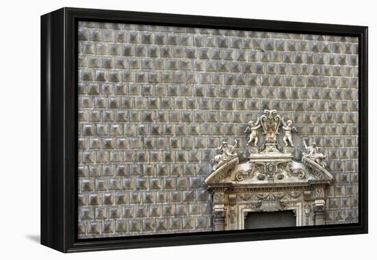 Palazzo Sanseverino, Piazza Del Gesu Nuovo, Naples-Richard Bryant-Framed Premier Image Canvas