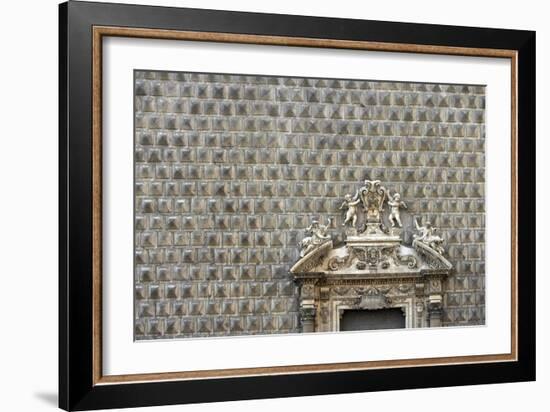 Palazzo Sanseverino, Piazza Del Gesu Nuovo, Naples-Richard Bryant-Framed Photographic Print