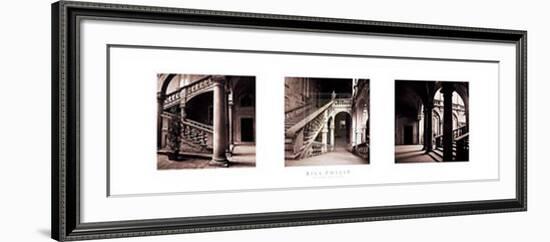 Palazzo Staircase-Bill Philip-Framed Art Print