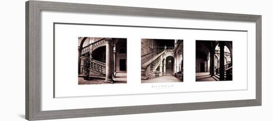 Palazzo Staircase-Bill Philip-Framed Art Print