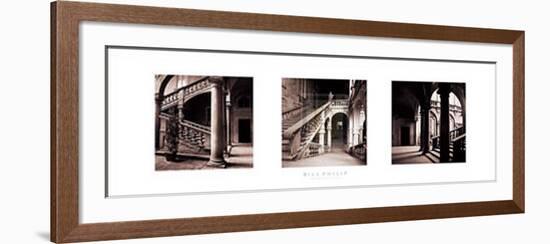 Palazzo Staircase-Bill Philip-Framed Art Print