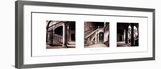 Palazzo Staircase-Bill Philip-Framed Art Print