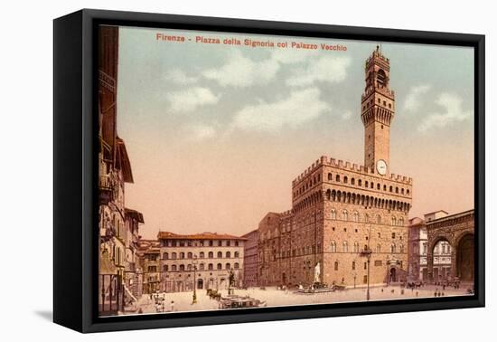 Palazzo Vecchio, Florence, Italy-null-Framed Stretched Canvas