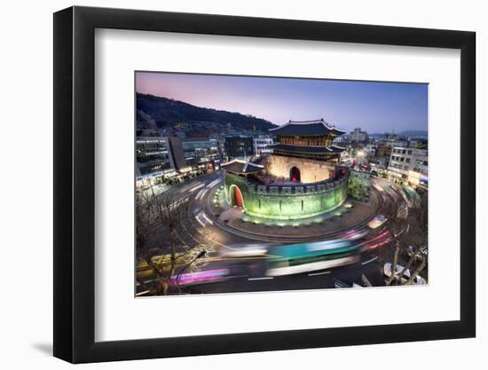 Paldalmun Gate, southern gate of Hwaseong Fortress, Suwon, Seoul, South Korea-Jan Christopher Becke-Framed Photographic Print