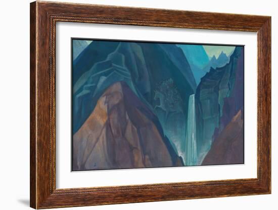 Palden Lhamo, 1931 (Tempera on Canvas)-Nicholas Roerich-Framed Giclee Print