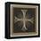 Pale Black Velvet Embroidered with Gold and Silver-null-Framed Premier Image Canvas