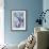 Pale Blue Hydrangea-Stacy Bass-Framed Giclee Print displayed on a wall