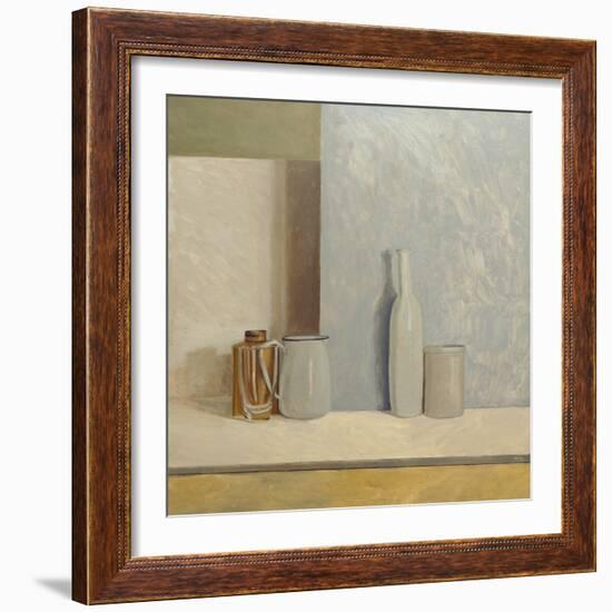 Pale Grey and Blue-William Packer-Framed Premium Giclee Print