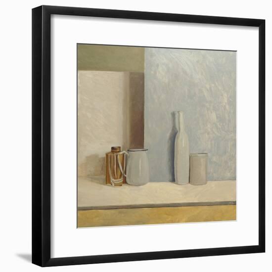 Pale Grey and Blue-William Packer-Framed Giclee Print