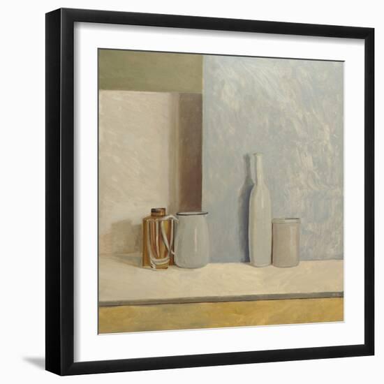 Pale Grey and Blue-William Packer-Framed Giclee Print