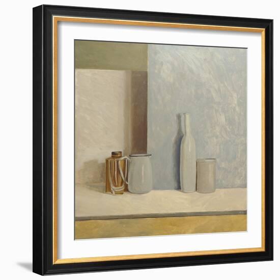 Pale Grey and Blue-William Packer-Framed Giclee Print