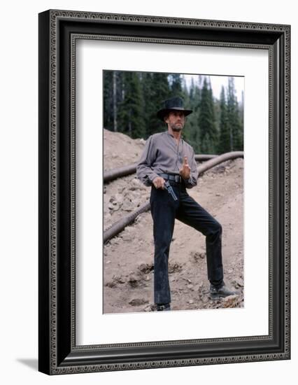 PALE RIDER directed by ClintEastwood, 1985 (photo)-null-Framed Photo