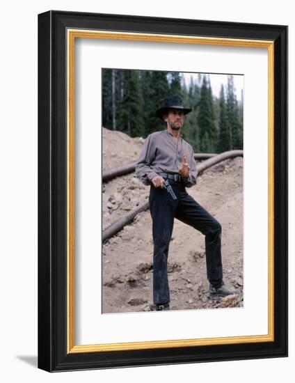 PALE RIDER directed by ClintEastwood, 1985 (photo)-null-Framed Photo