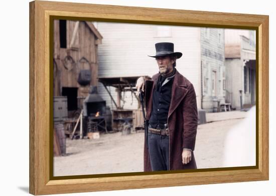 PALE RIDER directed by ClintEastwood, 1985 (photo)-null-Framed Stretched Canvas