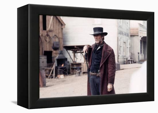 PALE RIDER directed by ClintEastwood, 1985 (photo)-null-Framed Stretched Canvas