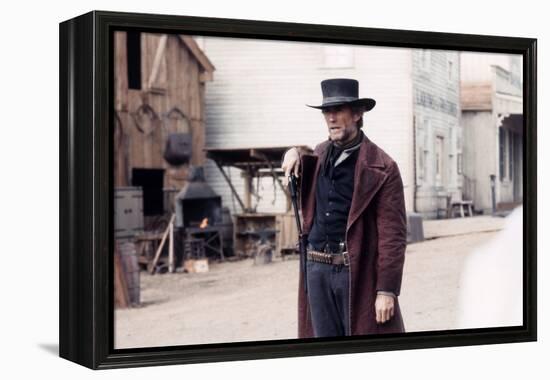 PALE RIDER directed by ClintEastwood, 1985 (photo)-null-Framed Stretched Canvas