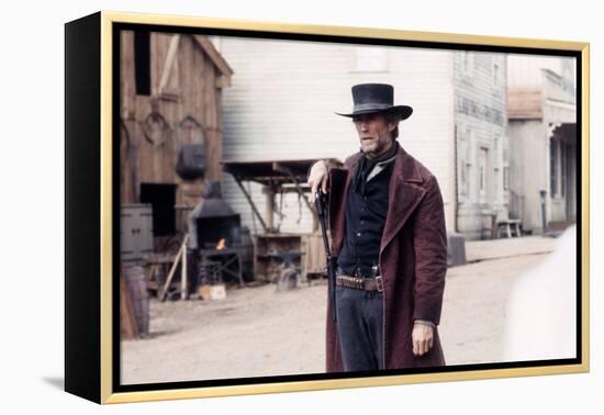 PALE RIDER directed by ClintEastwood, 1985 (photo)-null-Framed Stretched Canvas