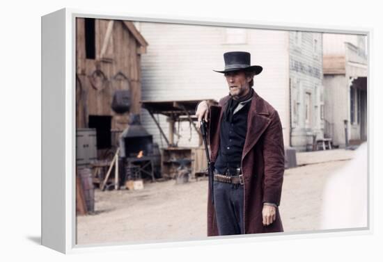 PALE RIDER directed by ClintEastwood, 1985 (photo)-null-Framed Stretched Canvas