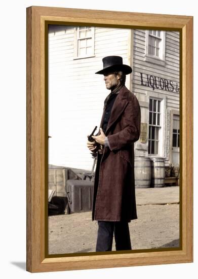 PALE RIDER directed by ClintEastwood, 1985 (photo)-null-Framed Stretched Canvas