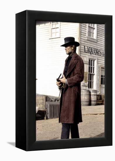 PALE RIDER directed by ClintEastwood, 1985 (photo)-null-Framed Stretched Canvas