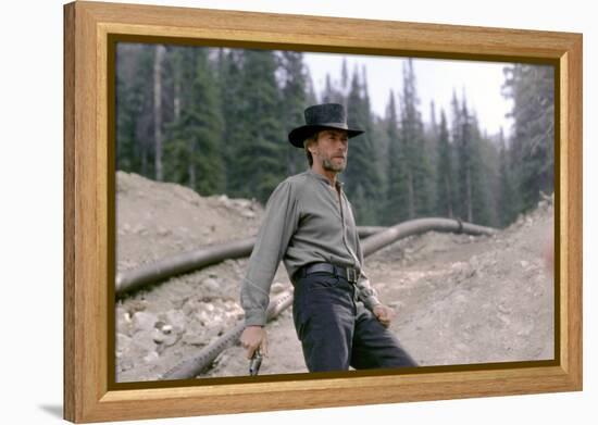 PALE RIDER directed by ClintEastwood, 1985 (photo)-null-Framed Stretched Canvas