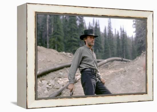 PALE RIDER directed by ClintEastwood, 1985 (photo)-null-Framed Stretched Canvas