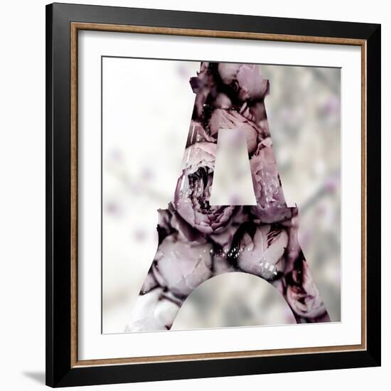 Pale Rose Tower-Tracey Telik-Framed Art Print