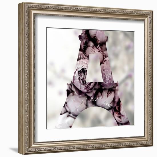 Pale Rose Tower-Tracey Telik-Framed Art Print