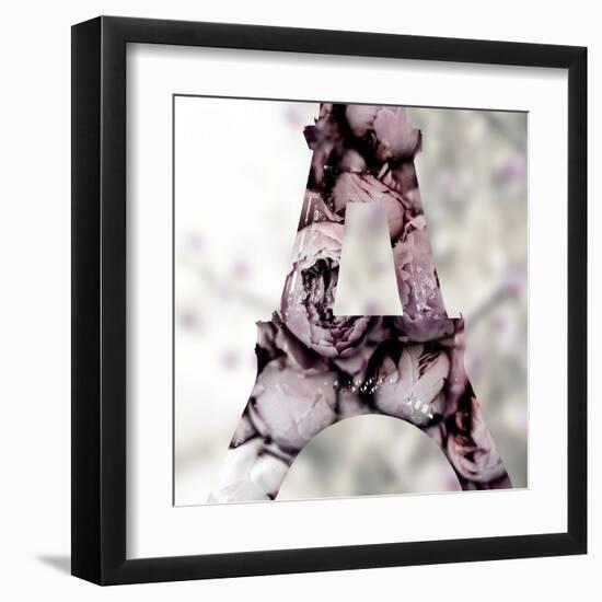 Pale Rose Tower-Tracey Telik-Framed Art Print