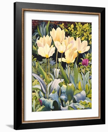 Pale Tulips-Christopher Ryland-Framed Giclee Print